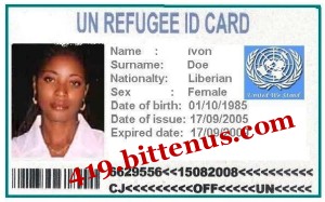 My refugee ID